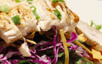 Wintersalade van kip & kool