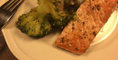 Zalm met Oosterse broccoli