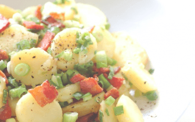 Frisse aardappelsalade met yoghurt & spekjes