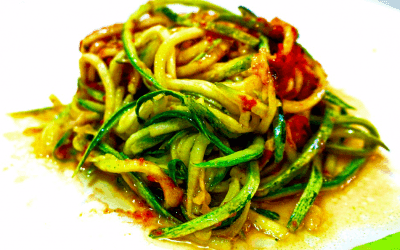 Pasta van courgette